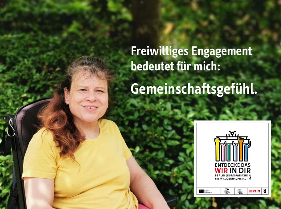 Aktuelles aus dem F&Ouml;V Verbund, Freiwilligenhauptstadt mit Monika