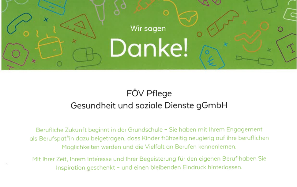 Aktuelles aus dem F&Ouml;V Verbund, Berufspat:innen an Berliner Grundschulen.